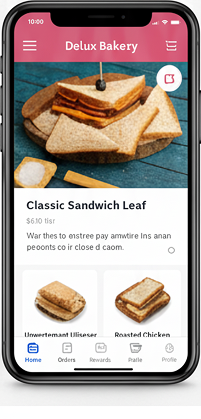 Delux Bakery App Screenshot 1